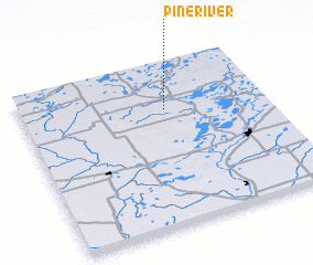 3d view of Pine River