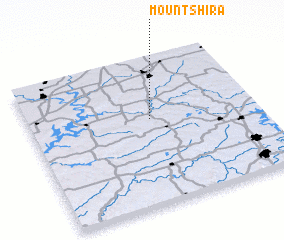 3d view of Mount Shira