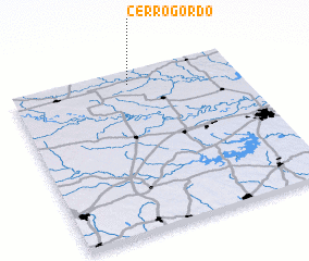 3d view of Cerrogordo