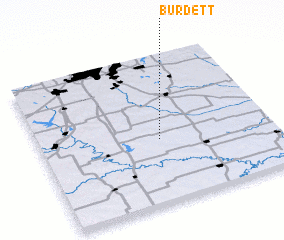 3d view of Burdett