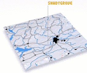 3d view of Shady Grove
