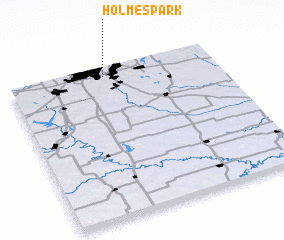 3d view of Holmes Park