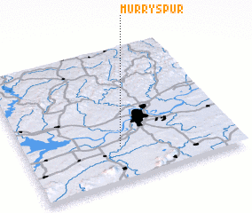 3d view of Murry Spur