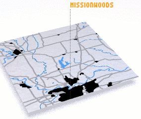 3d view of Mission Woods