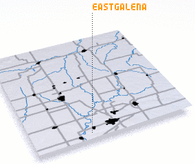 3d view of East Galena
