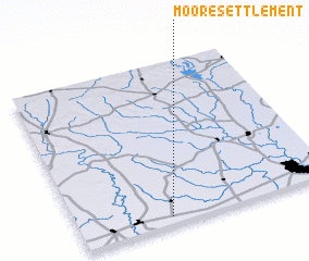 3d view of Moore Settlement