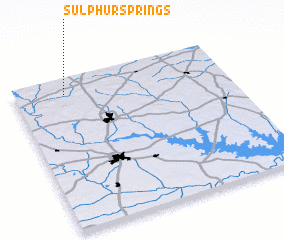 3d view of Sulphur Springs