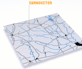 3d view of Sam Houston