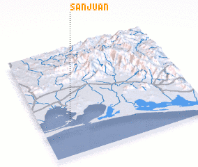 3d view of San Juan