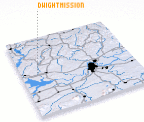 3d view of Dwight Mission