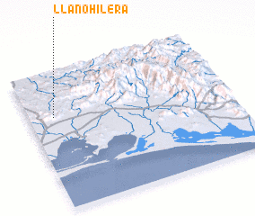 3d view of Llano Hilera