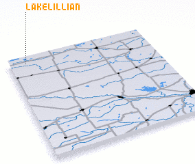 3d view of Lake Lillian