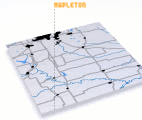 3d view of Mapleton