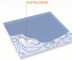 3d view of Ocotal Chico