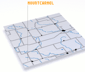 3d view of Mount Carmel