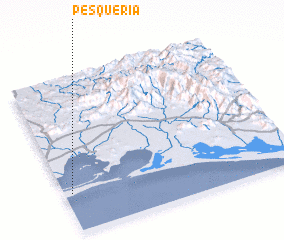3d view of Pesquería