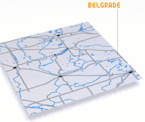 3d view of Belgrade