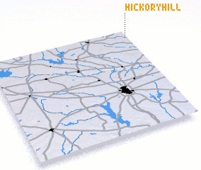 3d view of Hickory Hill