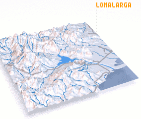 3d view of Loma Larga