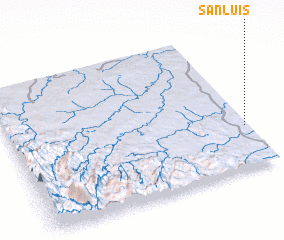 3d view of San Luis