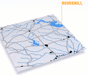 3d view of Moore Hill