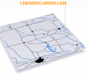 3d view of Lewis and Clark Village