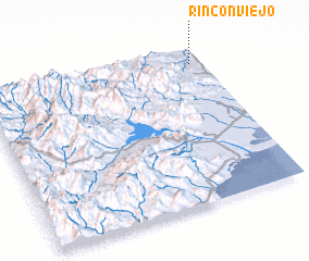 3d view of Rincón Viejo