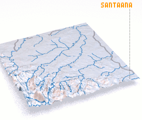 3d view of Santa Ana