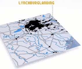 3d view of Lynchburg Landing