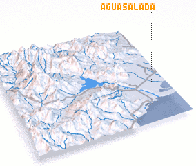 3d view of Agua Salada