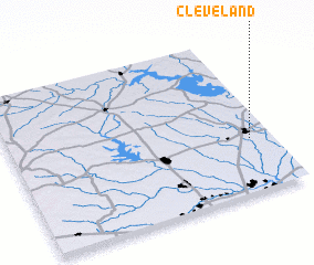 3d view of Cleveland