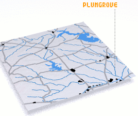 3d view of Plum Grove