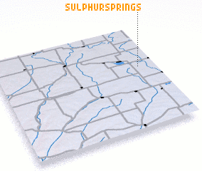 3d view of Sulphur Springs