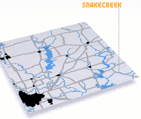 3d view of Snake Creek