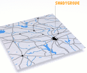 3d view of Shady Grove