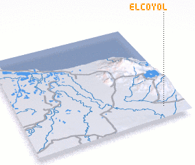 3d view of El Coyol