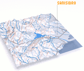 3d view of San Isidro