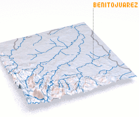 3d view of Benito Juárez