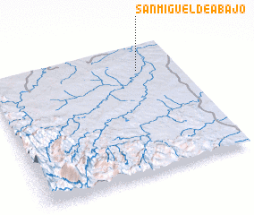 3d view of San Miguel de Abajo