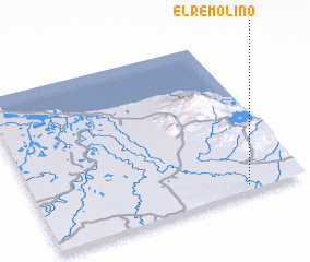 3d view of El Remolino