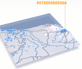 3d view of Potrero de Roda