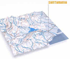 3d view of Santa María