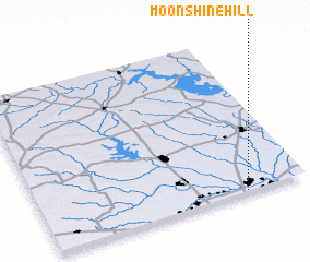 3d view of Moonshine Hill