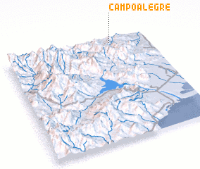 3d view of Campo Alegre