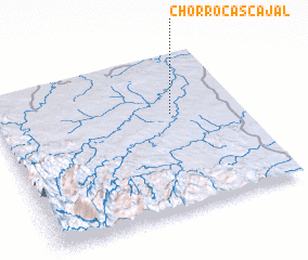 3d view of Chorro Cascajal