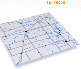 3d view of Lake Park