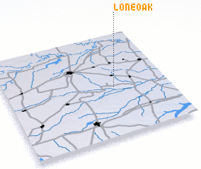 3d view of Lone Oak