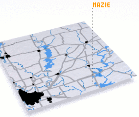 3d view of Mazie