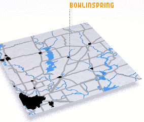 3d view of Bowlin Spring