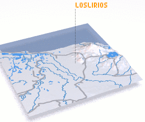 3d view of Los Lirios